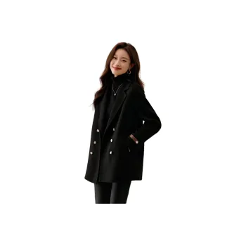 Mo Han Yi Mei Coats Women's Black