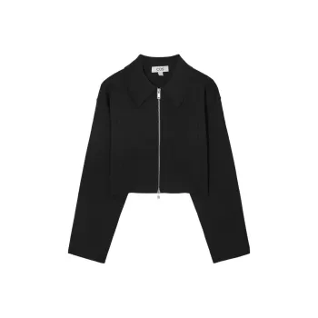 COS Cropped Coats Women's Black