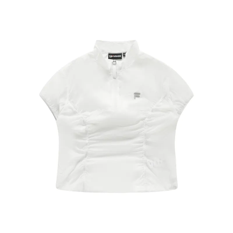 FILA FUSION Trench Coats Women's White-0