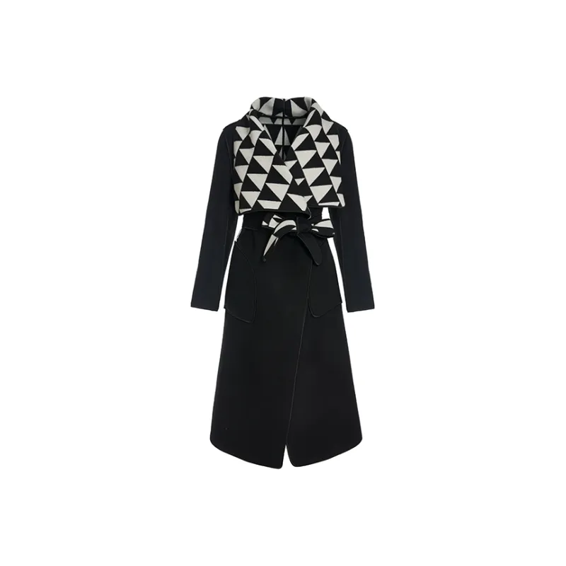 BESIONIA FW23 Coats Women's Black-0
