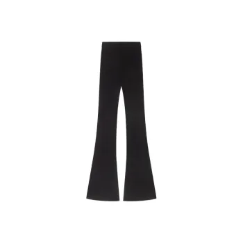 Maje Ribbed knit Flared Trousers