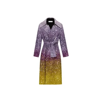 OSCAR DE LA RENTA Coats Women's Purple