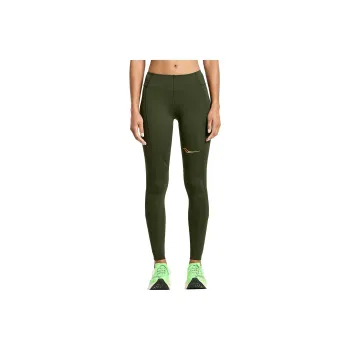 Saucony Elite Tight Casual Pants Women's Green
