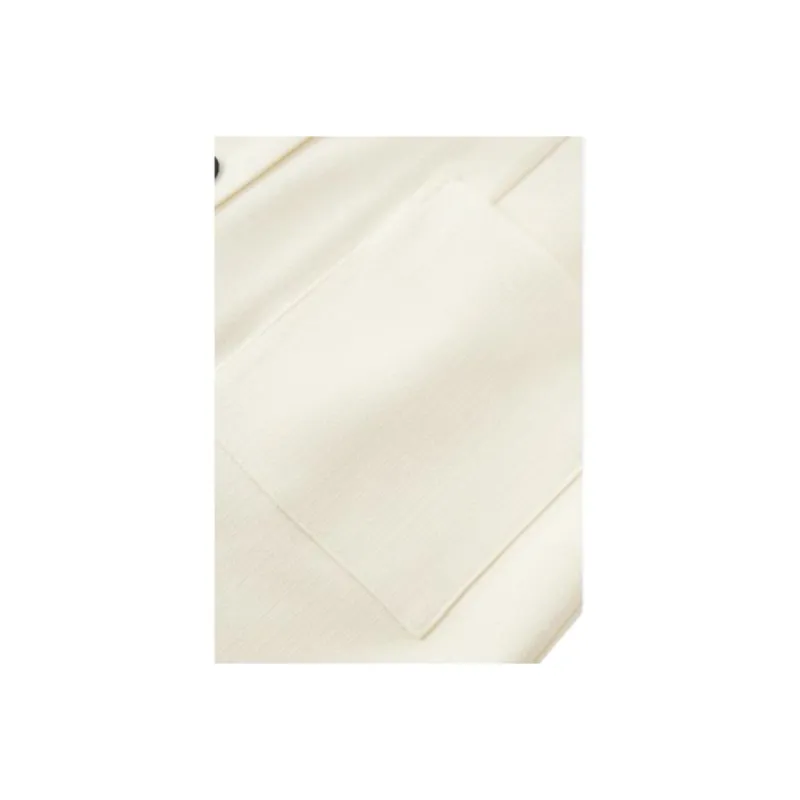SEM/R Short Sleeved Dresses Women's White Tone-2