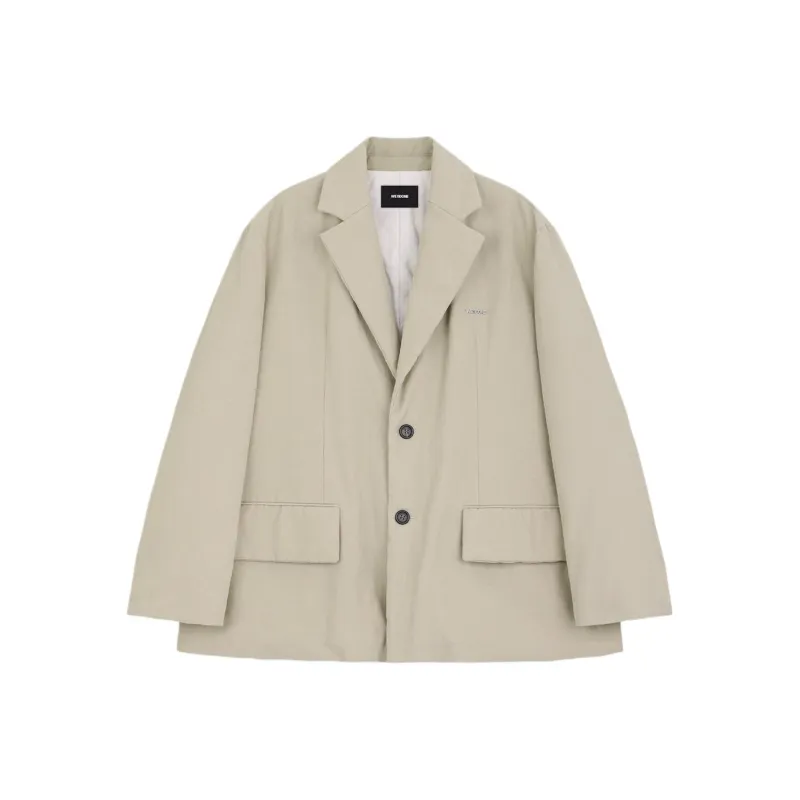 WE11DONE FW24 Puffer Jacket Women's Beige-0