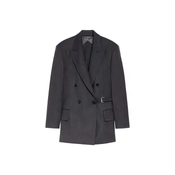 MaxMara Latino Collection Business Suit Coat Women's Dark Gray