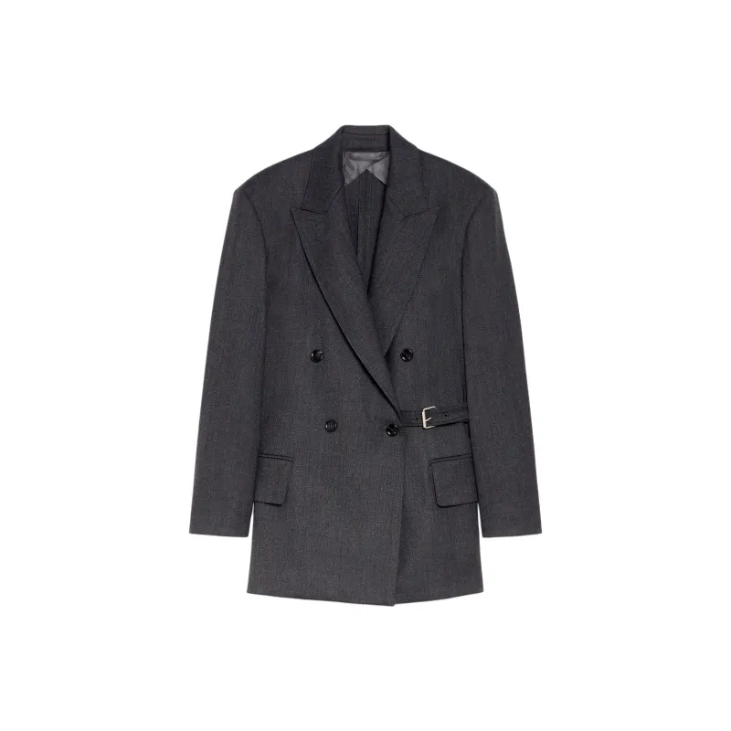 MaxMara Latino Collection Business Suit Coat Women's Dark Gray-0