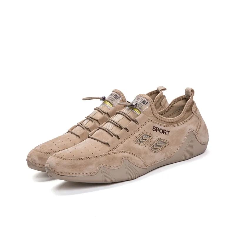 GESENLANG Breathable Cushioning Slip Resistant Low Top Casual Shoes Men's-1