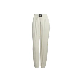 Adidas Knitted Sweatpants Women's Ivory White