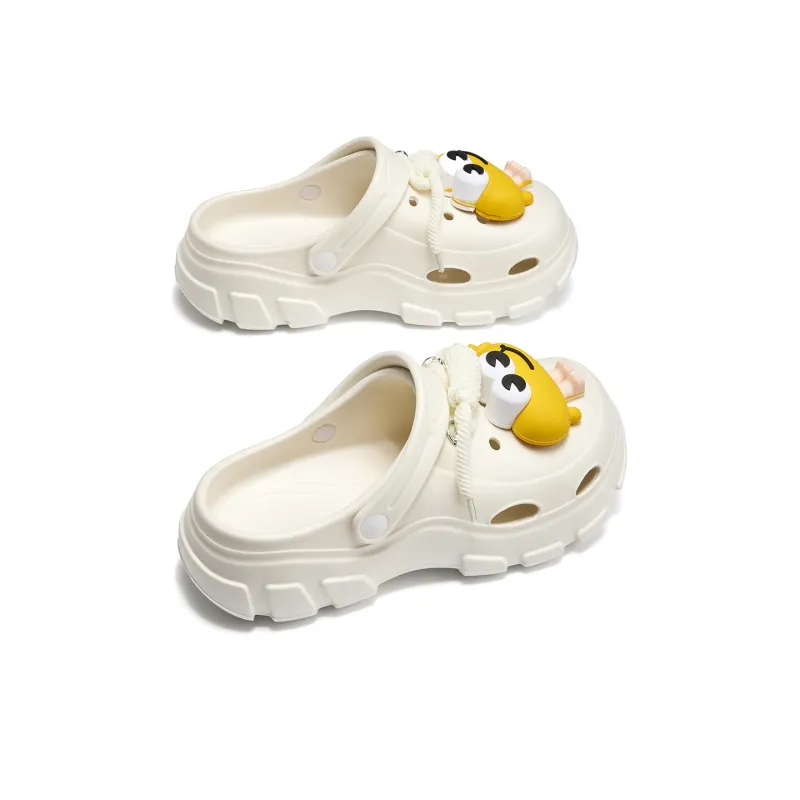 La Chapelle Clogs Women's Beige-2