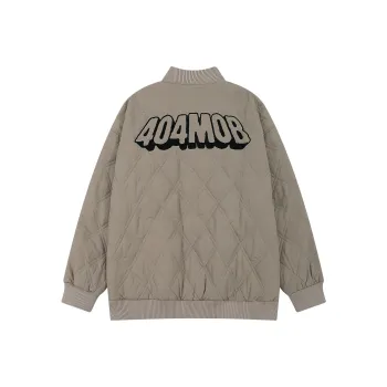 404MOB GANG Puffer Jacket Women's Khaki