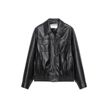Broadcast Leather Jacket Women's