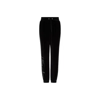 EMPORIO ARMANI Knitted Sweatpants Women's Black