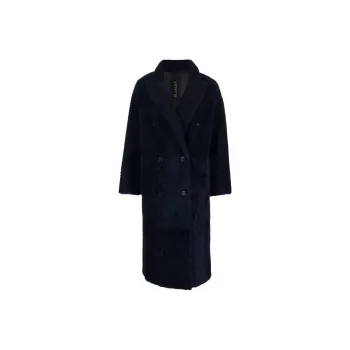 Blancha Double-breasted Reversible Shearling Coat