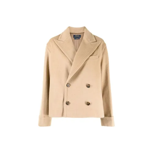 Polo Ralph Lauren Velvet Jackets Women's Khaki