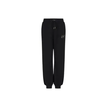 EMPORIO ARMANI Knitted Sweatpants Women's Black