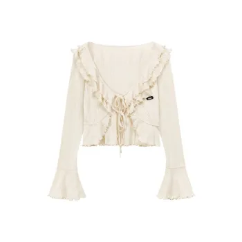 CHUU Cropped Coats Women's Apricot