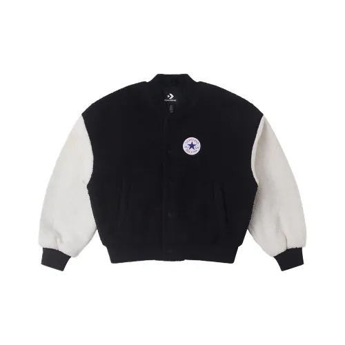 Converse SHERPA VARSITY Baseball Jerseys Women's Black/White