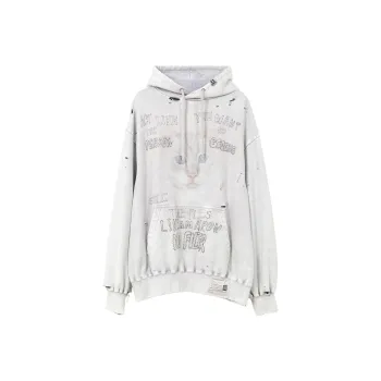 Maison Mihara Yasuhiro Bleached Cat print Hoodie