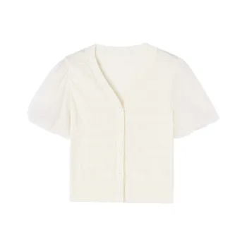 XIANGYING Knitwear Women's Ecru