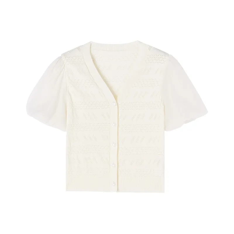 XIANGYING Knitwear Women's Ecru-0