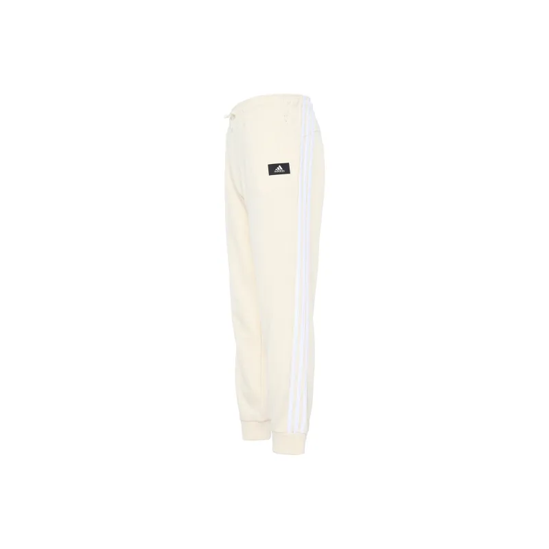 Adidas Knitted Sports Pants Women's Beige-0