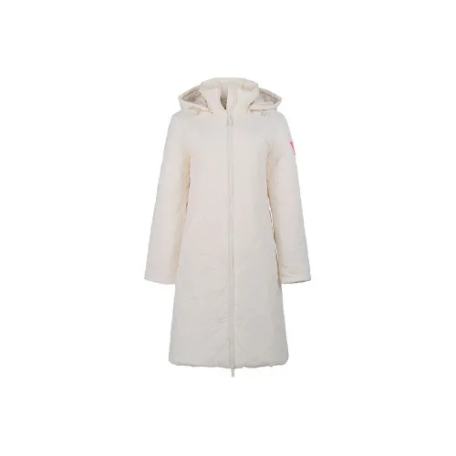 ARMANI EXCHANGE Puffer Jackets Women's Ecru