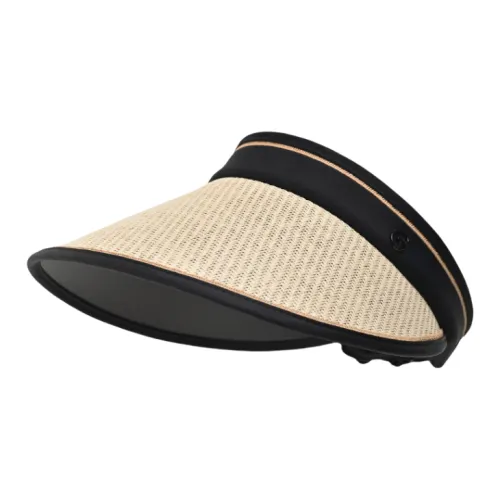 PALM ANGELS Straw Bucket Hats Unisex Camel