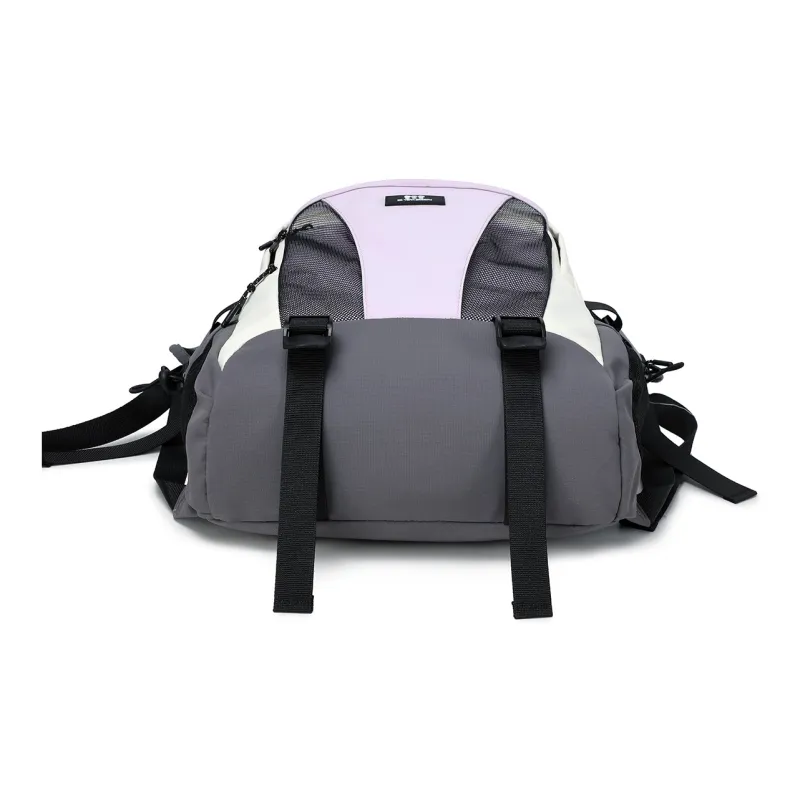 SNOOPY Polyester Backpack Large Size Unisex Pink/Sky Blue/Khaki/Purple-3