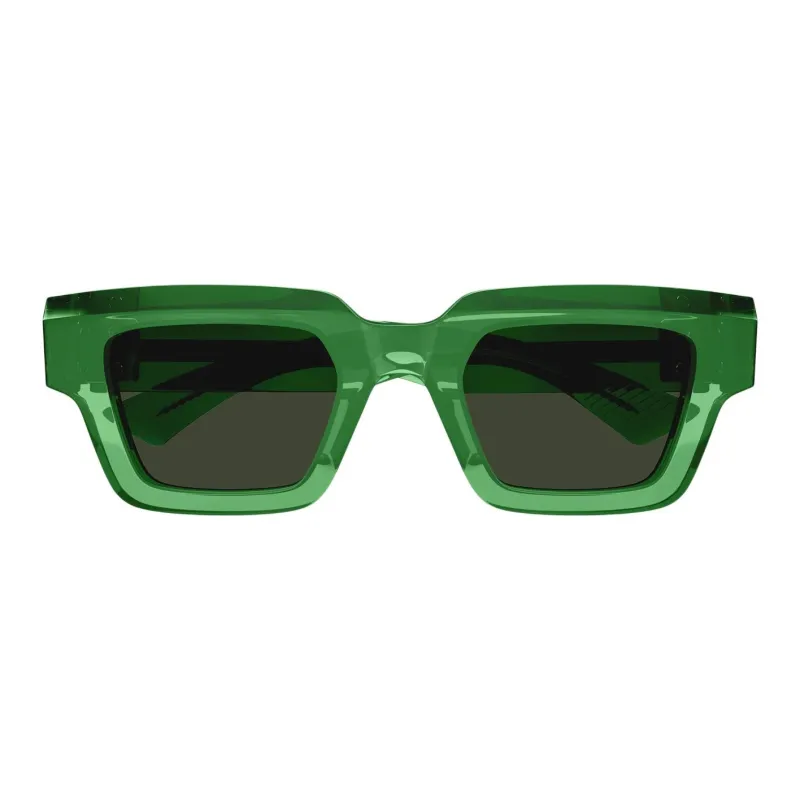 Bottega Veneta Recycled Acetate Square Sunglasses Unisex Green-1
