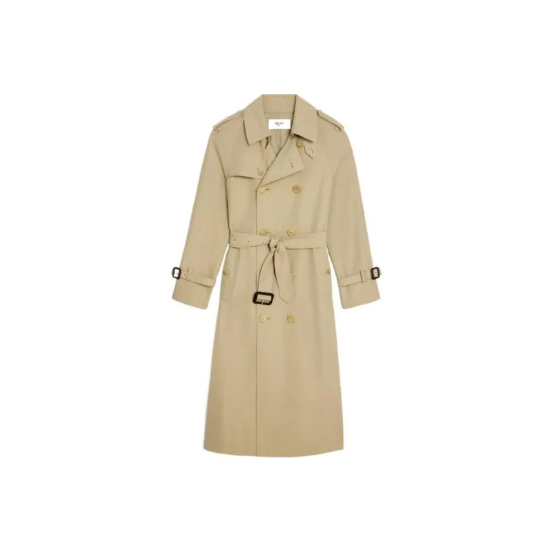CELINE Trench Coat Women's Khaki-0