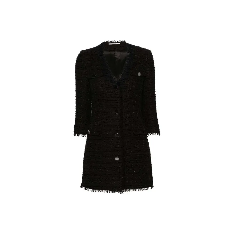 Tagliatore Doreen Tweed Midi Coat-0