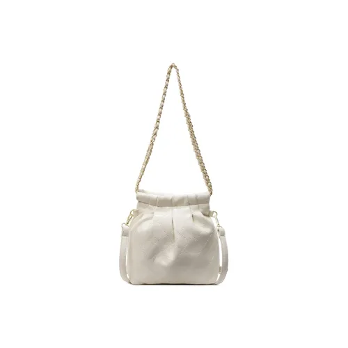RIVMIND PU Shoulder Bag Women's White/Pink/Yellow/Blue/Silver/Black