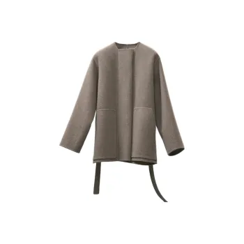 HERMES Velvet Jackets Women's Gray
