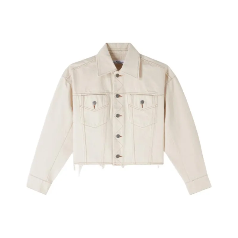 A.P.C x Natacha Ramsay-Levi Sainters SS24 Denim Jacket Women's Ecru-0
