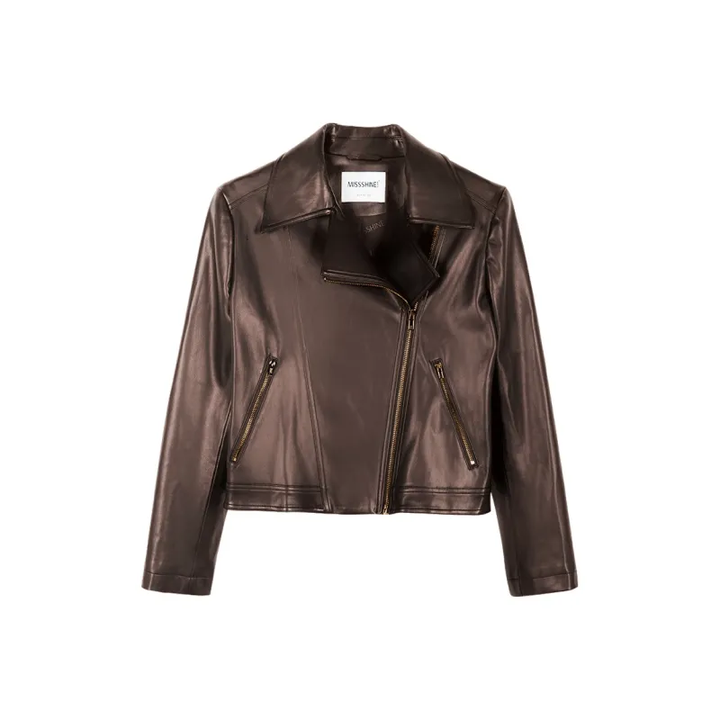 MISSSHINE Leather Jacket Women's-3