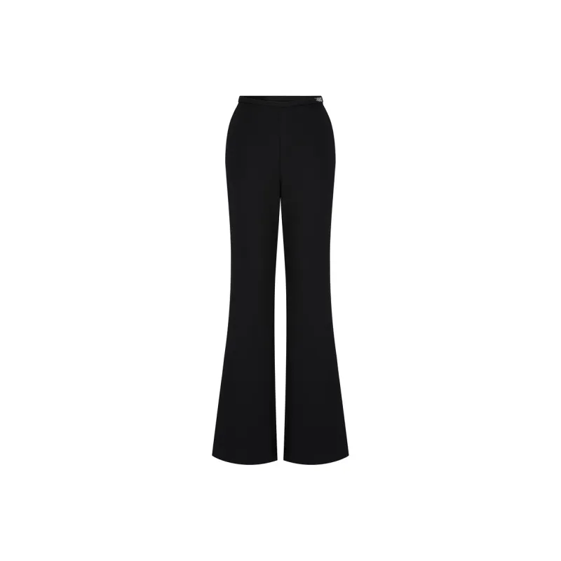 JZ. ANNAKRO Casual Pants Women's Plain Black-0