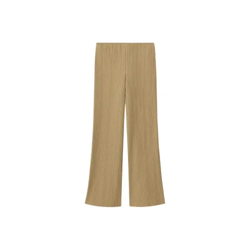 NANUSHKA Emae Pleated Faux leather Trousers
