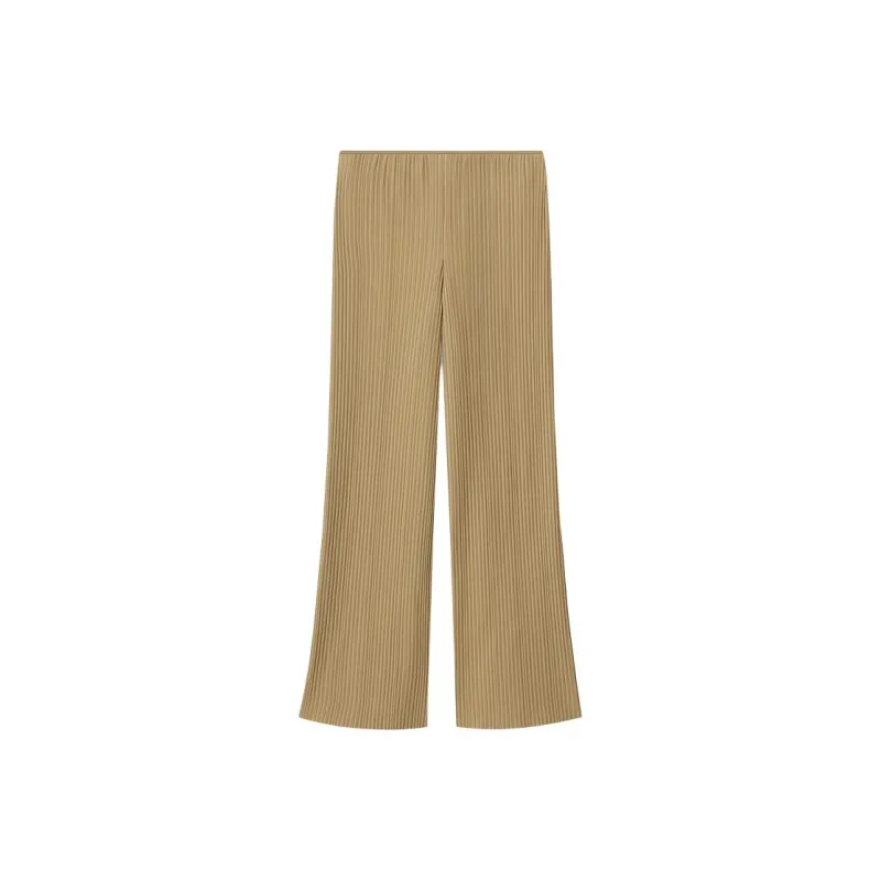 NANUSHKA Emae Pleated Faux leather Trousers-0