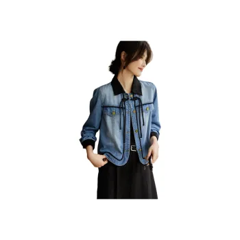 XWI Denim Jacket Women's Blue & Black