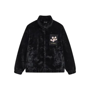 LiNing Sports Life Collection Velvet feel Coat Women's Black