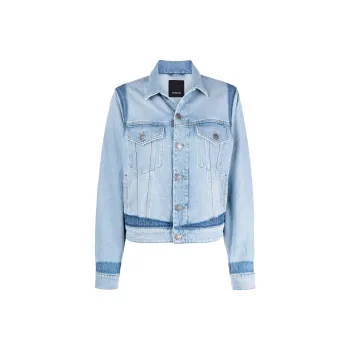 PINKO Denim Jackets Women's Blue