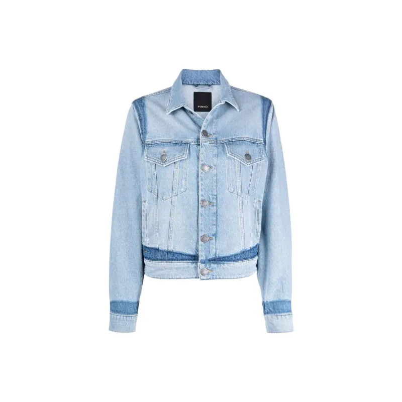 PINKO Denim Jackets Women's Blue-0