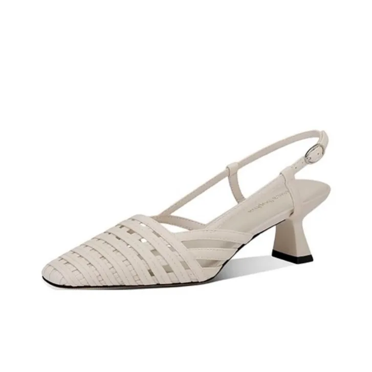 JESSICA SOPHIA Chunky Heel High Heels 5cm Women's-5