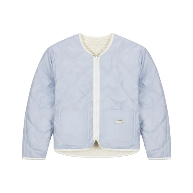 Converse Puffer Jacket Winter Women's ÉConomically Mixed Milk White-0
