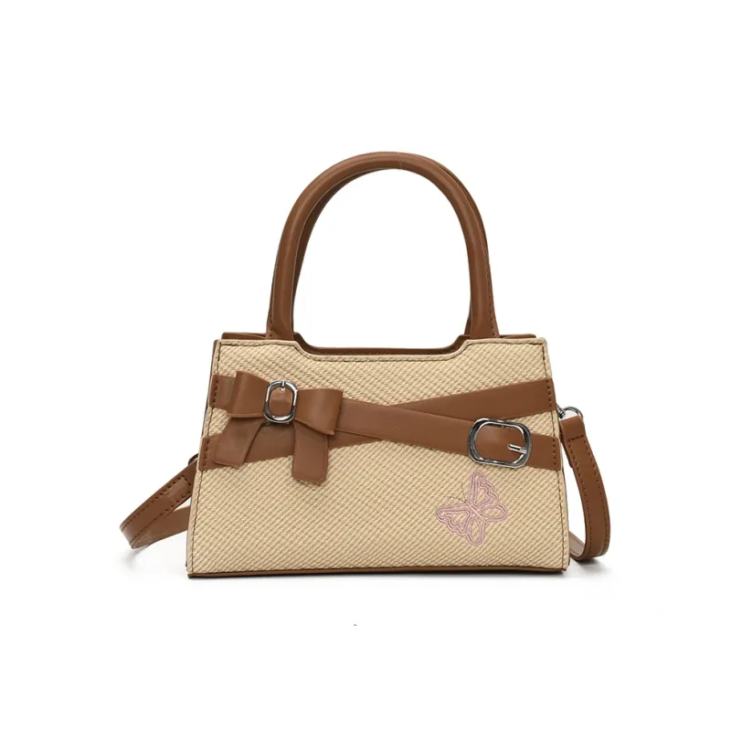 Yalu PU Handbag Unisex Black/Brown/Pink/White-6