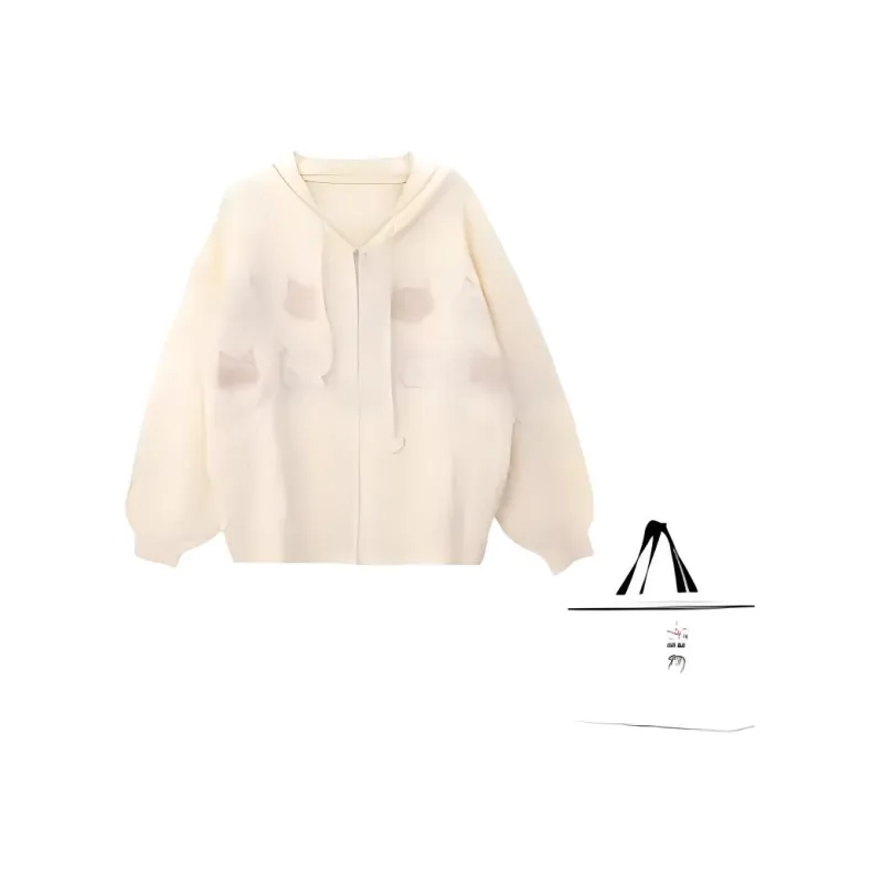 Vine Color Knitwear Women's Apricot-4