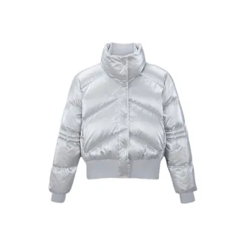 GUESS Down Jacket Women's Silver