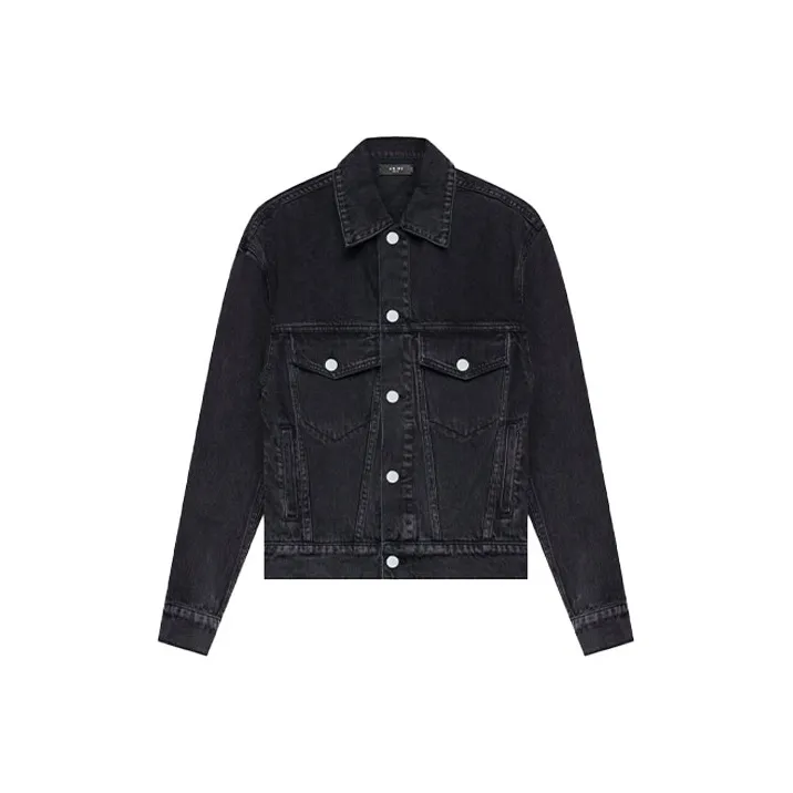 AMIRI Core Trucker Jacket 'Black'-0