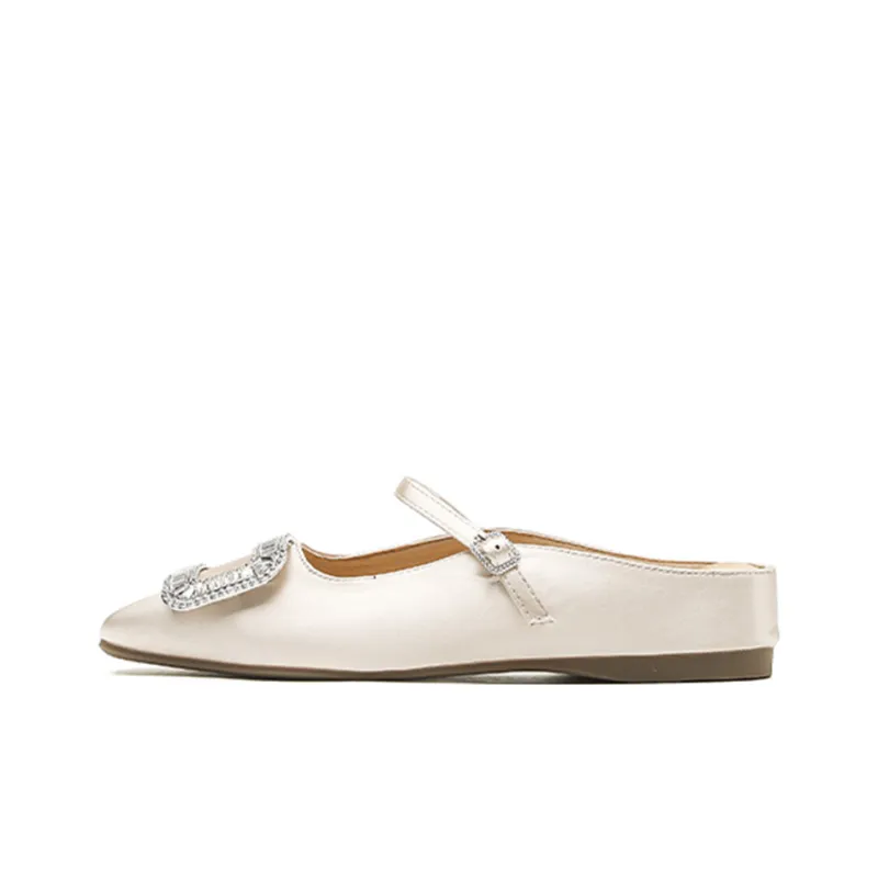 Lan Miao Rubber Sole Slip Resistant Closed Toe Slippers Women's-13